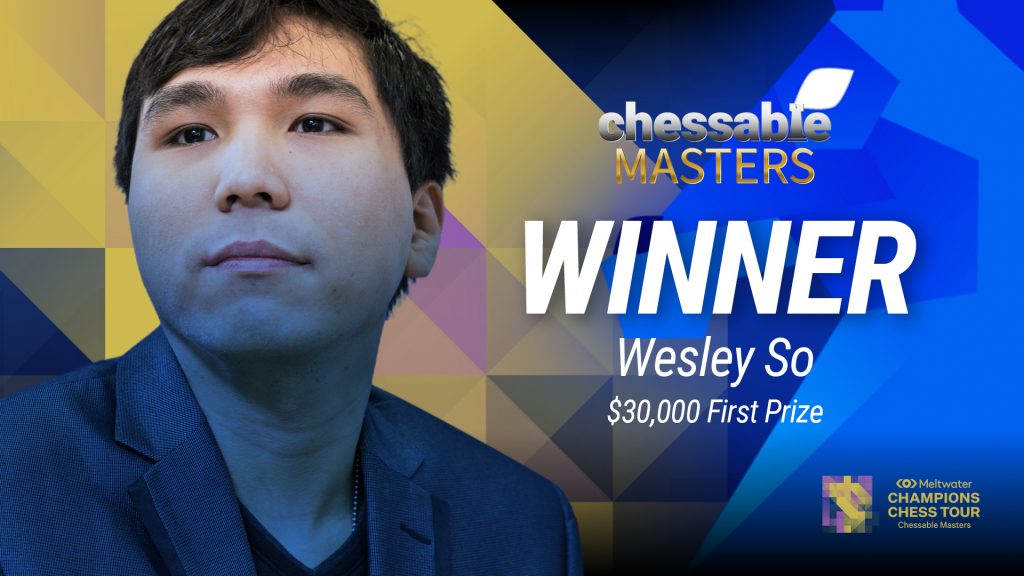 Sensational So wins Chessable Masters final to clinch third Tour title